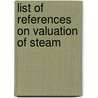 List Of References On Valuation Of Steam by Association of Library