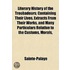 Literary History Of The Troubadours; Con