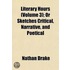 Literary Hours (Volume 3); Or Sketches C