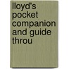 Lloyd's Pocket Companion And Guide Throu door Thomas Lloyd