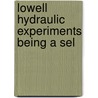 Lowell Hydraulic Experiments Being A Sel door Saint Francis