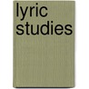 Lyric Studies door Isaac Dorricott