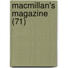 Macmillan's Magazine (71) door Onbekend