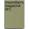 Macmillan's Magazine (81) door Onbekend