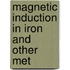 Magnetic Induction In Iron And Other Met