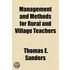 Management And Methods For Rural And Vil
