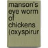 Manson's Eye Worm Of Chickens (Oxyspirur