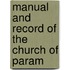 Manual And Record Of The Church Of Param