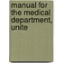 Manual For The Medical Department, Unite