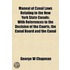Manual Of Canal Laws Relating To The New
