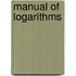Manual Of Logarithms