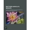Matthew Arnold's Merope; To Which Is App door Matthew Arnold