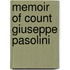 Memoir Of Count Giuseppe Pasolini