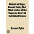 Memoir Of Roger Brooke Taney, Ll.D., Chi
