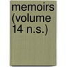 Memoirs (Volume 14 N.S.) door American Academy of Arts and Sciences