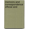 Memoirs And Correspondence  Official And by Sir Robert Murray Keith