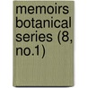 Memoirs Botanical Series (8, No.1) door Research Imperial Agricu