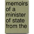 Memoirs Of A Minister Of State From The
