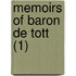 Memoirs Of Baron De Tott (1)