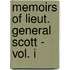 Memoirs Of Lieut. General Scott - Vol. I