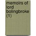 Memoirs Of Lord Bolingbroke (1)