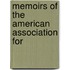 Memoirs Of The American Association For