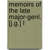 Memoirs Of The Late Major-Genl. [J.G.] L door Denis Le Marchant