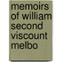 Memoirs Of William Second Viscount Melbo
