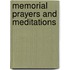Memorial Prayers And Meditations