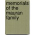 Memorials Of The Mauran Family