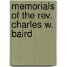 Memorials Of The Rev. Charles W. Baird door Charles Washington Baird