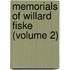 Memorials Of Willard Fiske (Volume 2)