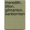 Meredith, Tilton, Gilmanton, Sanbornton by Harry Edward Mitchell