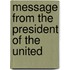 Message From The President Of The United