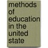Methods Of Education In The United State