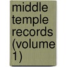 Middle Temple Records (Volume 1) door Charles Henry Hopwood