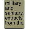 Military And Sanitary. Extracts From The door Ohio. Auditor Of State. Catalog]