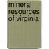 Mineral Resources Of Virginia