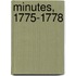 Minutes, 1775-1778