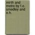 Mirth And Metre By F.E. Smedley And E.H.