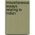 Miscellaneous Essays Relating To Indian