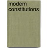 Modern Constitutions door Harvard Co-Operative Society