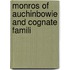 Monros Of Auchinbowie And Cognate Famili