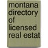Montana Directory Of Licensed Real Estat