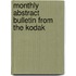 Monthly Abstract Bulletin From The Kodak