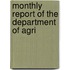 Monthly Report Of The Department Of Agri