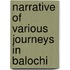 Narrative Of Various Journeys In Balochi