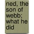 Ned, The Son Of Webb; What He Did