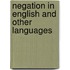 Negation In English And Other Languages