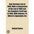 New Customs Law Of 1890, With A Comparis